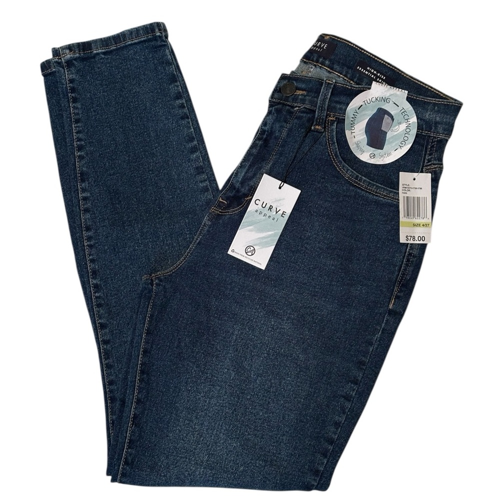 CURVE APPEAL High Rise Essential Skinny Jeans Size 4